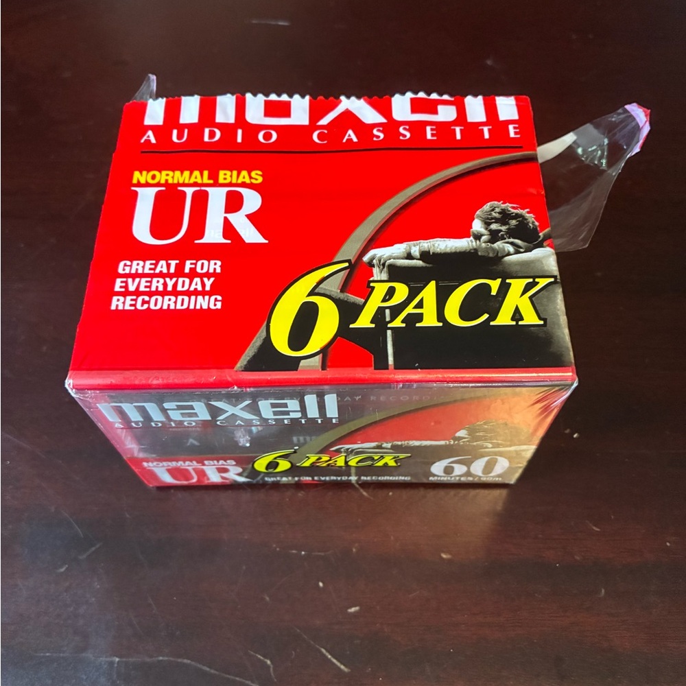 Maxell Audio Cassette 5 Pack of 60 min Blank Tapes